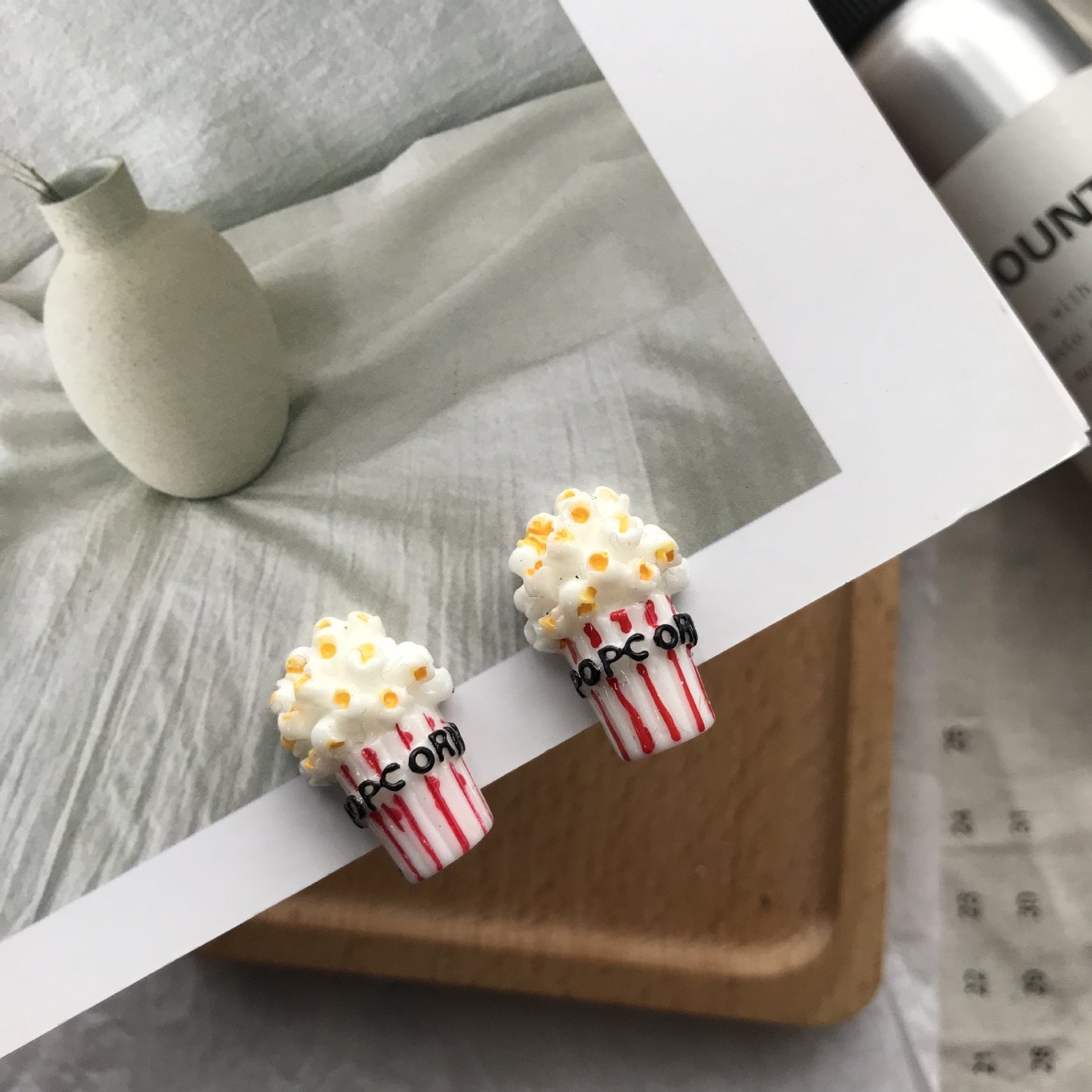 Popcorn örhängen