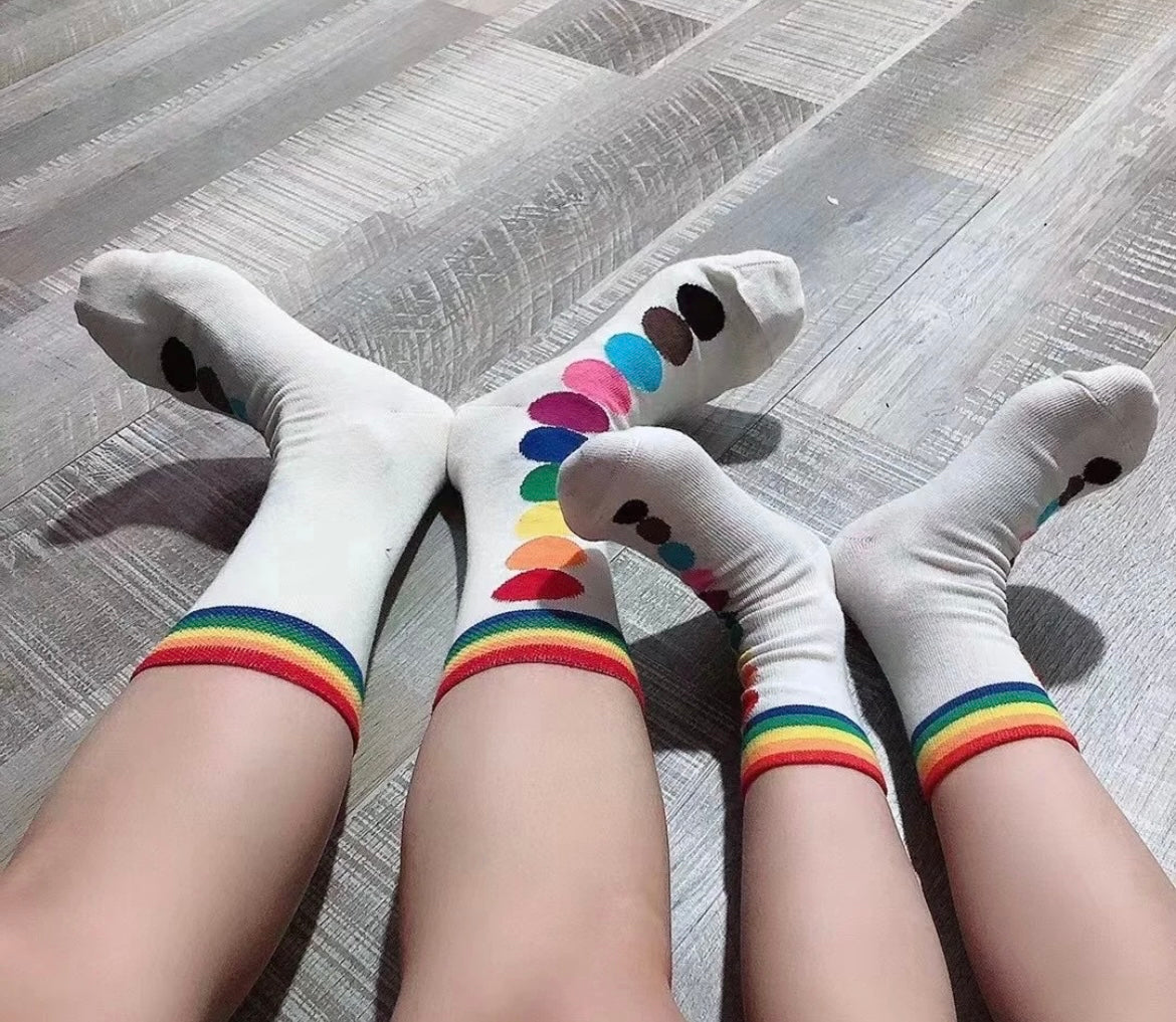 Regnbåge Pride Strumpor