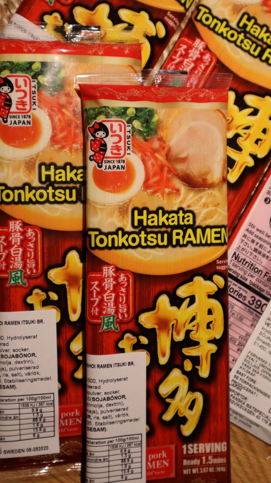 Tonkotsu ramen nudlar 104g