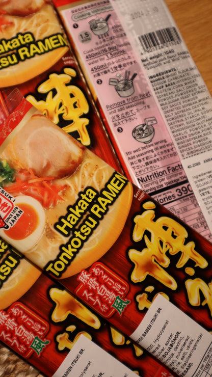 Tonkotsu ramen nudlar 104g