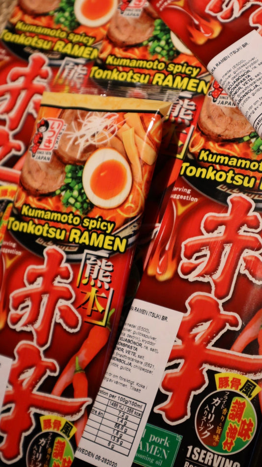 Miso Akakara Ramen nudlar-Kumamoto 103g